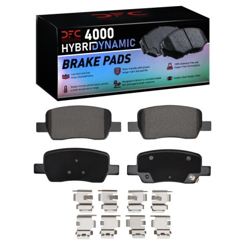 DFC 21-26 Hyundai Santa Fe Rear 4000 HybriDynamic Brake Pads and Hardware Kit