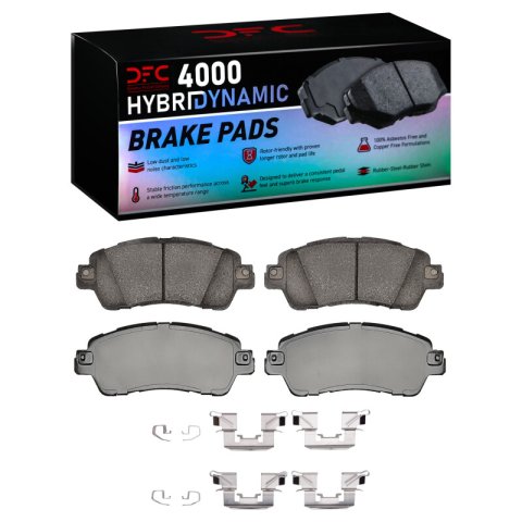 DFC 16-25 Mazda 2 (Mexico) Front 4000 HybriDynamic Brake Pads and Hardware Kit