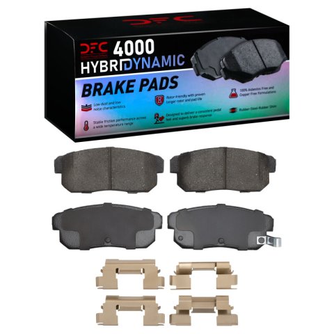 DFC 04-11 Mazda RX-8 Rear 4000 HybriDynamic Brake Pads and Hardware Kit