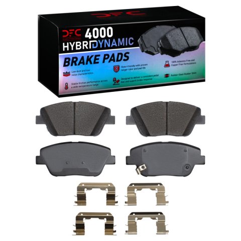 DFC 09-16 Hyundai Sonata Front 4000 HybriDynamic Brake Pads and Hardware Kit