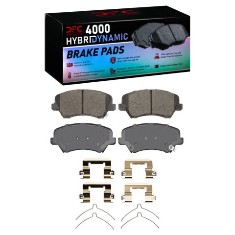 DFC 16-21 Hyundai Veloster Front 4000 HybriDynamic Brake Pads and Hardware Kit
