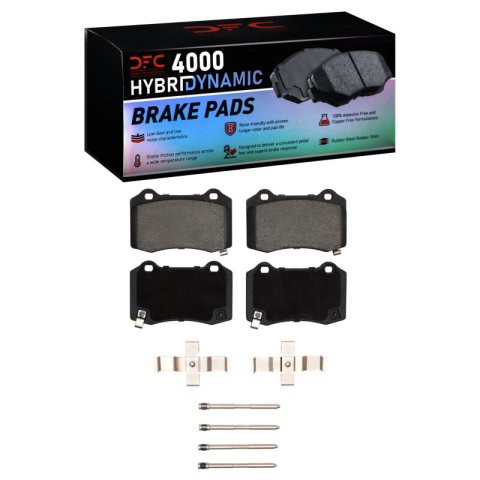 DFC 10-16 Hyundai Genesis Coupe Rear 4000 HybriDynamic Brake Pads and Hardware Kit