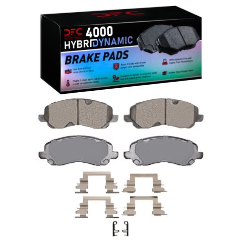 DFC 00-25 Chrysler Sebring Front 4000 HybriDynamic Brake Pads and Hardware Kit