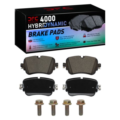 DFC 17-20 Audi A8 Rear 4000 HybriDynamic Brake Pads and Hardware Kit