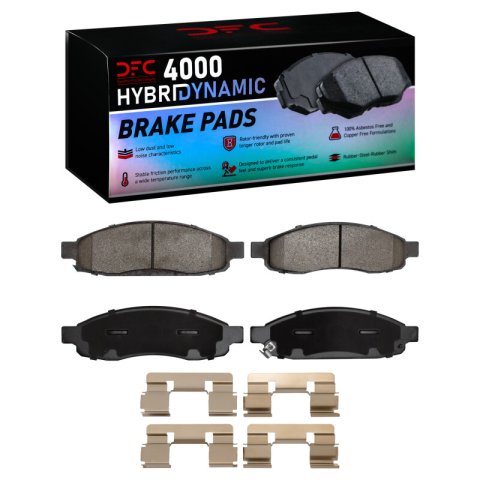 DFC 04-07 Infiniti QX56 Front 4000 HybriDynamic Brake Pads and Hardware Kit