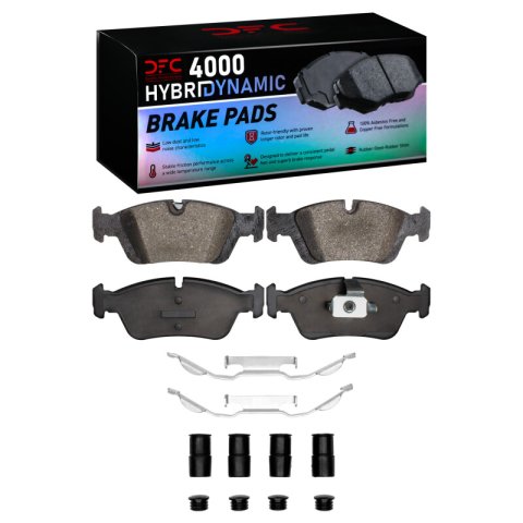 DFC 92-8 BMW 323is Front 4000 HybriDynamic Brake Pads and Hardware Kit