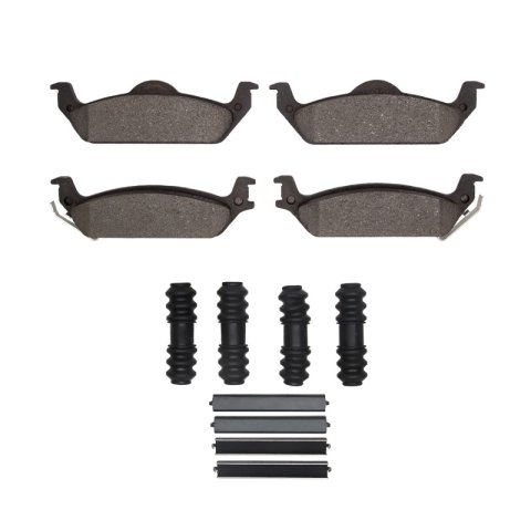 DFC 03-04 Dodge Dakota 4WD Rear 4000 HybriDynamic Brake Pads and Hardware Kit