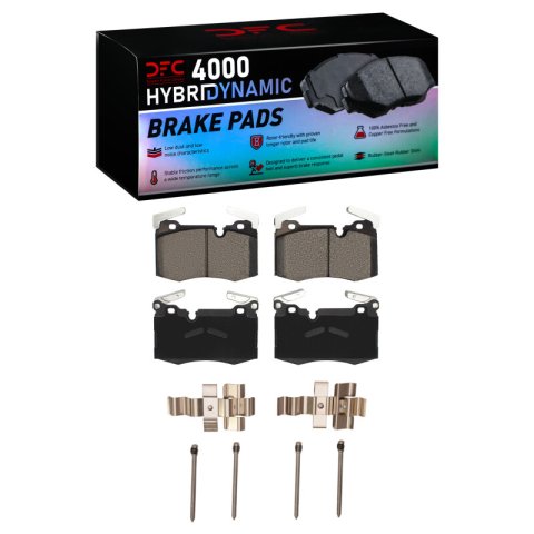 DFC 09-14 Mini Cooper (Excl Clubman) Front 4000 HybriDynamic Brake Pads and Hardware Kit