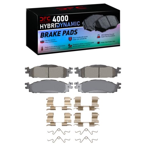 DFC 09-19 Ford Taurus SHO Front 4000 HybriDynamic Brake Pads and Hardware Kit