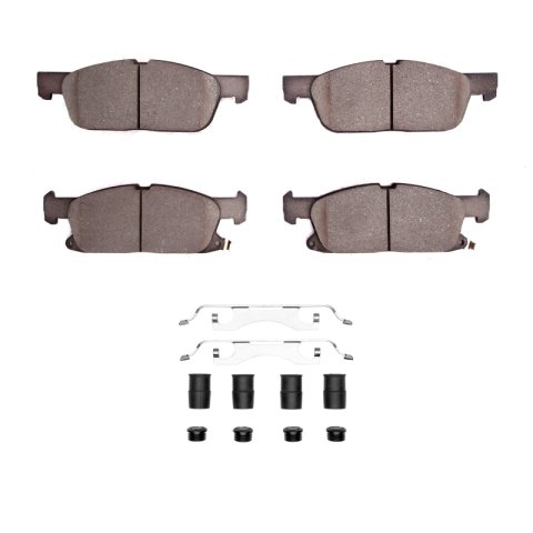 DFC 17-20 Ford Fusion Front 4000 HybriDynamic Brake Pads and Hardware Kit