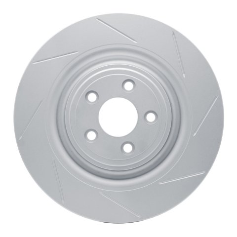 DFC 08-09 Jaguar XKR Left Rear GeoSPEC Coated Rotor - Slotted