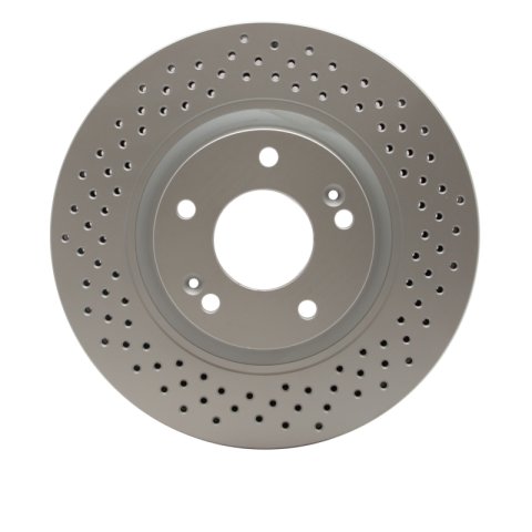 DFC 07-08 Hyundai Tiburon Front Drilled GeoSPEC Coated Rotor