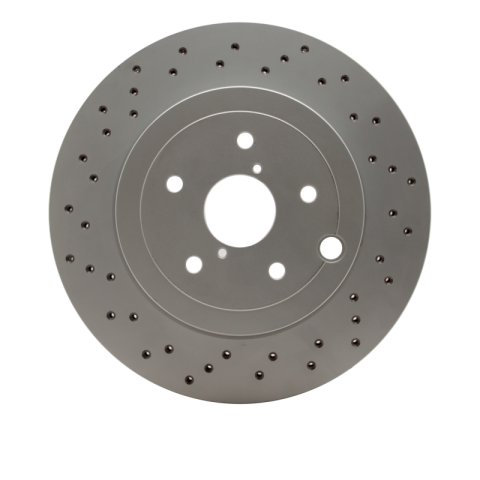DFC 18-25 Subaru WRX Rear Drilled GeoSPEC Coated Rotor