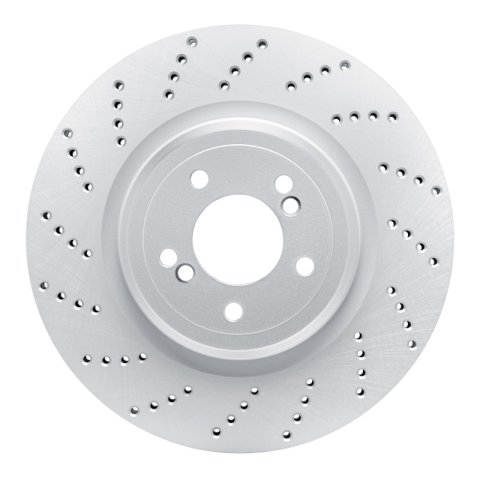 DFC 06-10 BMW M5 Left Rear Drilled GeoSPEC Coated Rotor