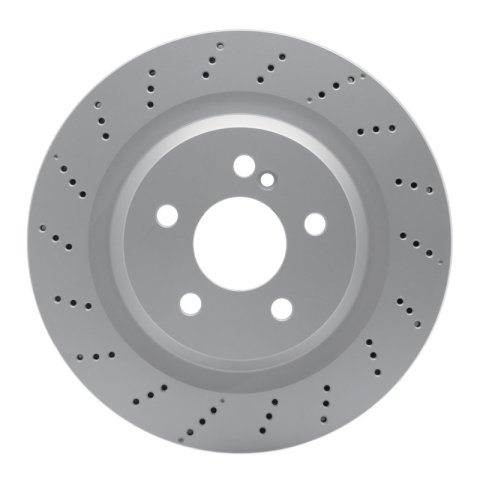 DFC 10-14 Mercedes-Benz CL550 Rear Drilled GeoSPEC Coated Rotor