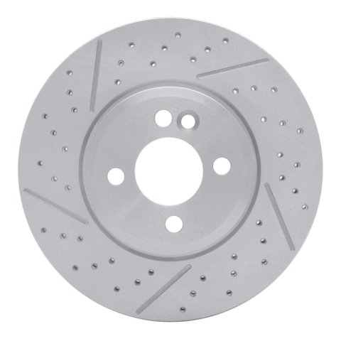 DFC 07-15 Mini Cooper Clubman Front Drilled and Slotted Brake Rotor