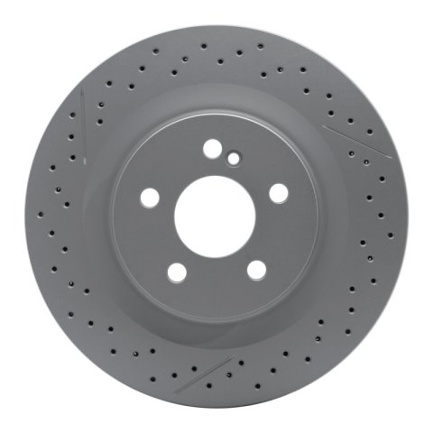 DFC 08-15 Mercedes-Benz C63 AMG Rear Drilled GeoSPEC Coated Rotor and Slotted