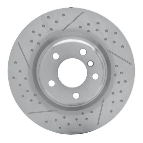 DFC 12-20 BMW M235I xDrive Rear Brake Rotor - Dimpled and Slotted