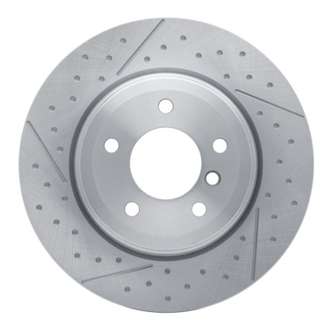 DFC 06-13 BMW 328i Rear Brake Rotor - Dimpled and Slotted