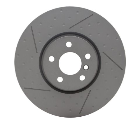 DFC 15-19 Mini Cooper (Excl Clubman) Front GeoSPEC Coated Rotor - Dimpled and Slotted