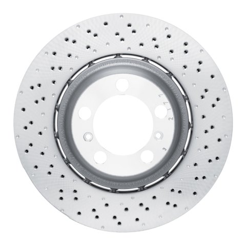 DFC 13-19 Porsche 911 Right Rear Drilled Hi-Carbon Alloy Geomet Coated Rotor