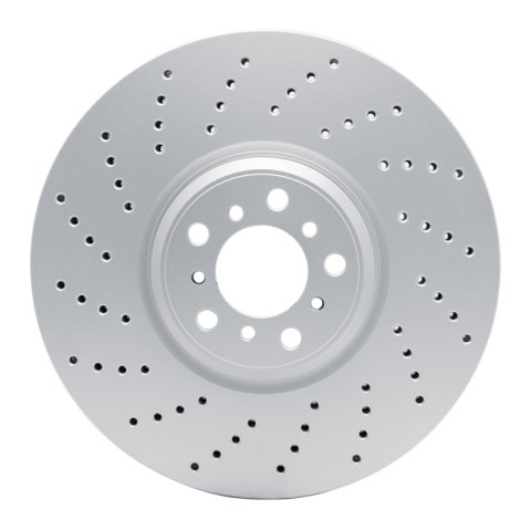 DFC 15-19 BMW X5 Left Front Drilled Hi-Carbon Alloy Geomet Coated Rotor