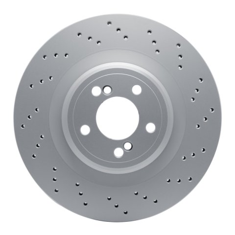 DFC 15-19 BMW X6 Right Rear Drilled Hi-Carbon Alloy Geomet Coated Rotor