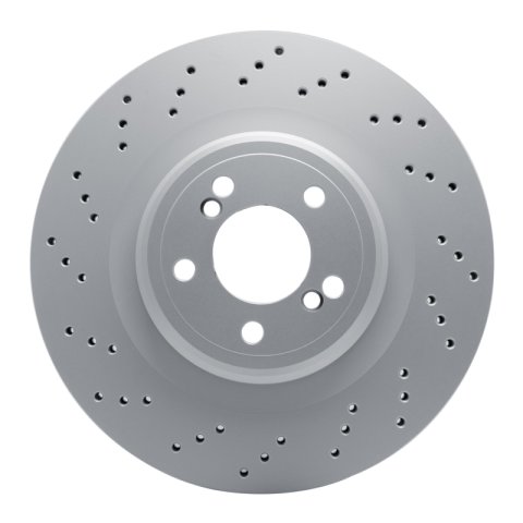 DFC 15-19 BMW X6 Left Rear Drilled Hi-Carbon Alloy Geomet Coated Rotor