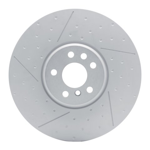 DFC 20-25 BMW M440iX Left Front Hi-Carbon Alloy Geomet Coated Rotor - Dimpled and Slotted