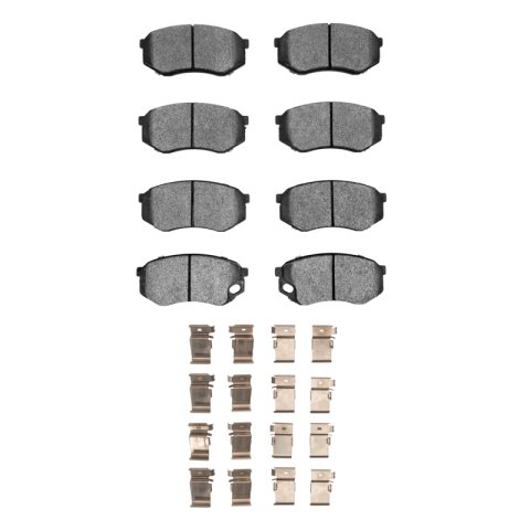 DFC 95-04 Mitsubishi Fuso FE Front 4000 HybriDynamic Brake Pads and Hardware Kit