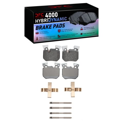 DFC 06-13 BMW 328i Rear 4000 HybriDynamic Brake Pads and Hardware Kit