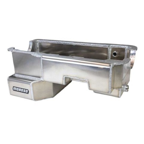 Moroso Ford 351W Power Pouch Billet End Seals 9in Deep Rear Sump Aluminum Oil Pan