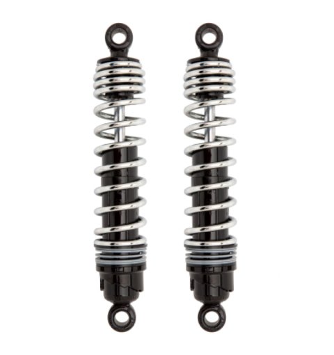 Progressive Harley-Davidson 412 Cruise Series Shocks 12.5in - Chrome