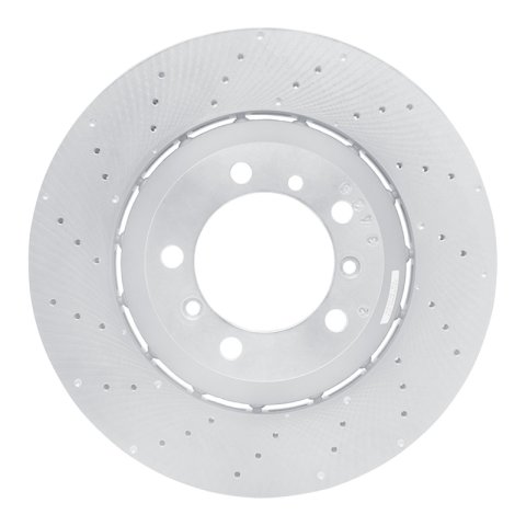 DFC 10-11 Porsche 911 Left Rear Drilled Hi-Carbon Alloy Geomet Coated Rotor