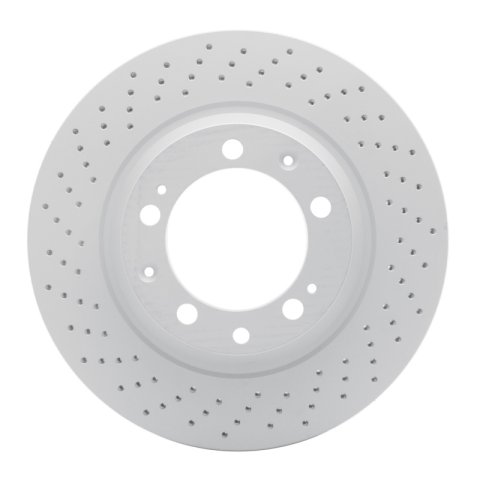 DFC 98-98 Porsche 911 Left Rear Drilled Hi-Carbon Alloy Geomet Coated Rotor
