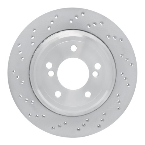 DFC 06-08 BMW Z4 Left Rear Drilled Hi-Carbon Alloy Geomet Coated Rotor