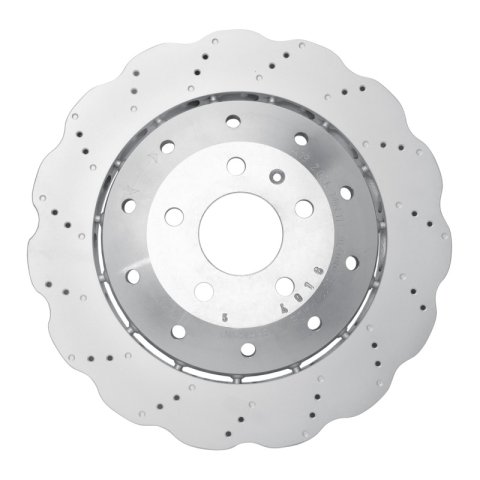 DFC 14-24 Audi R8 Rear Drilled Hi-Carbon Alloy Geomet Coated Rotor