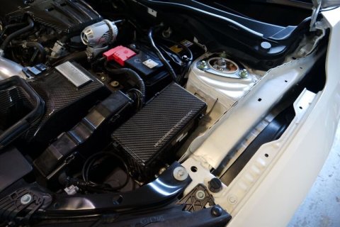 HKS DRY CARBON FUSE BOX COVER FK8