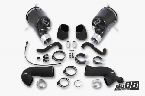 do88 Porsche 911 Carrera (992) Induction System 80mm Outlet w/Turbo Inlet Hoses