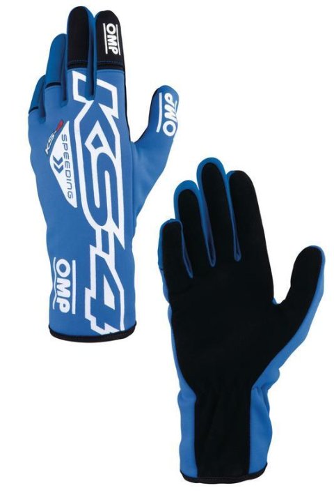 OMP KS-4 KART GLOVES YELLOW / BLACK SZ L