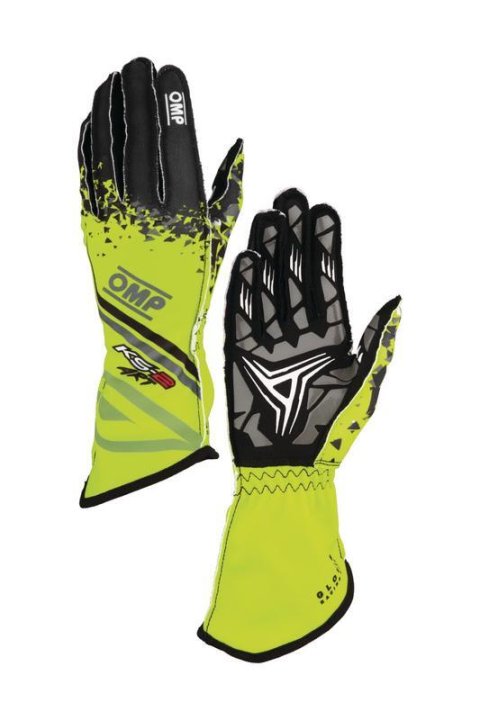 OMP KS-2 ART my2025 KART GLOVES RED / BLACK SZ M