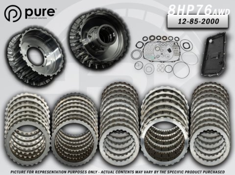 PDS 8HP76 High Performance Transmission Hard Parts Kit - AWD - Stage 2