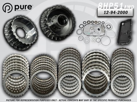 PDS 8HP51 High Performance Transmission Hard Parts Kit - AWD - Stage 2