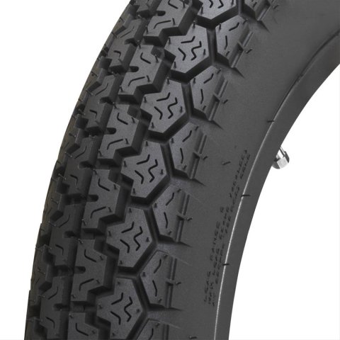 Coker Classic Diamond Tread Cycle Tires 4.5x18 Tire, Phoenix, 450-18, Bias-Ply, Blackwall, Motorcycle, Each