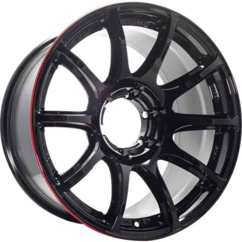 Gram Lights 57Trans-X Rev Limit 20x9.0 +09 6x139.7 Black & Machined Wheel