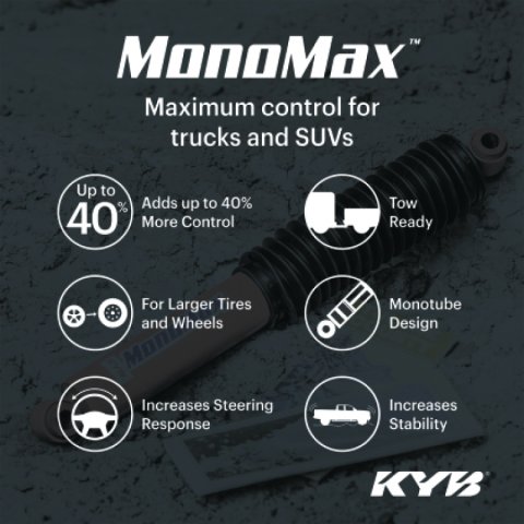 KYB 14-19 RAM 2500 RWD (w/o Rear Air Spring & w/ HD Shocks) MonoMax Gas Shock - Rear