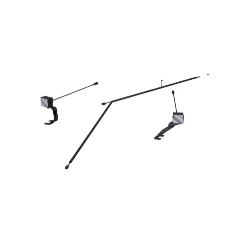 MBRP Ditch Light Kit Amber Flood Beam Ford Ranger Raptor 24-26 Upfitter Switch Models Only