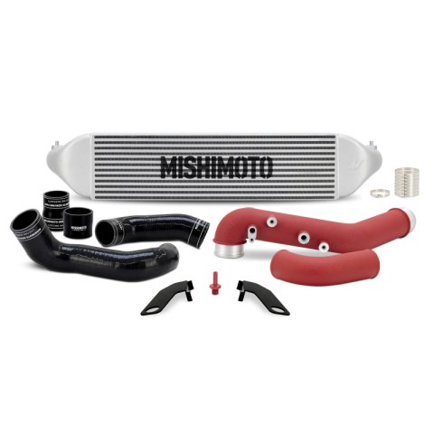 Mishimoto 2023+ Honda Civic Type-R Intercooler Kit w/Pipes - Silver Intercooler/Red Pipes