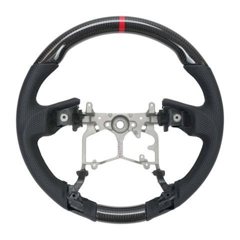 NRG 12-23 Toyota Tacoma OEM Plus Carbon Fiber Steering Wheel w/ Black Stitch & Red Center Mark