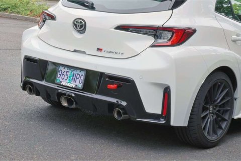 PERRIN 23-26 Toyota GR Corolla Rear Tow Hook - Red